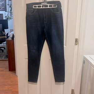 EUC KanCan Skinny Jeans Dark Denim W13 30